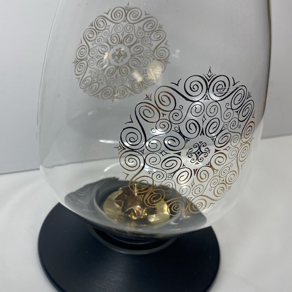 Vintage David Douglas Taper Candle Holder Hurricane Shade Accalac - Picture 5 of 11